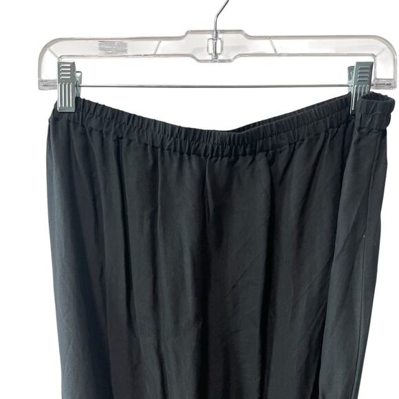 Michael Michael Kors Strapless Double Slit Maxi Dress with Rope Belt Black XL - Picture 2 of 8